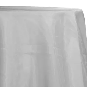 2pcs - Crystal Organza Table Linen 90"x156" Banquet - White 700