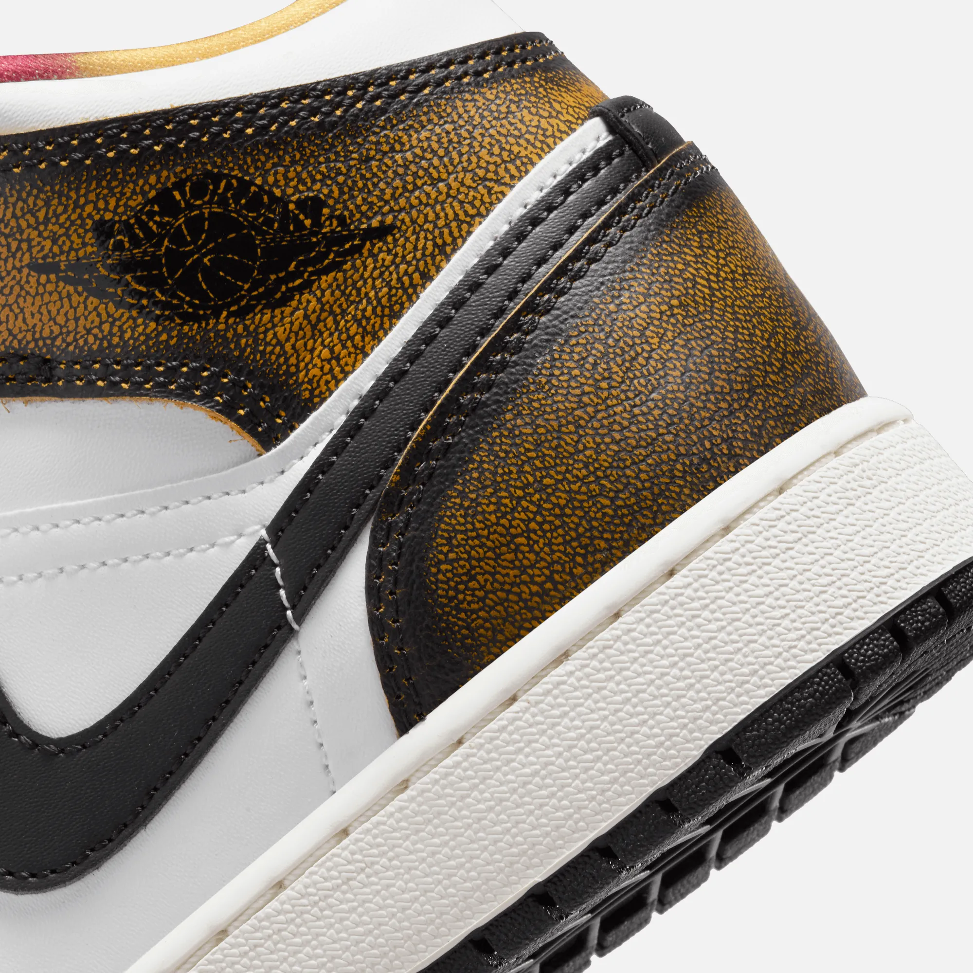 Air Jordan 1 Mid SE (GS) Wear Away Yellow