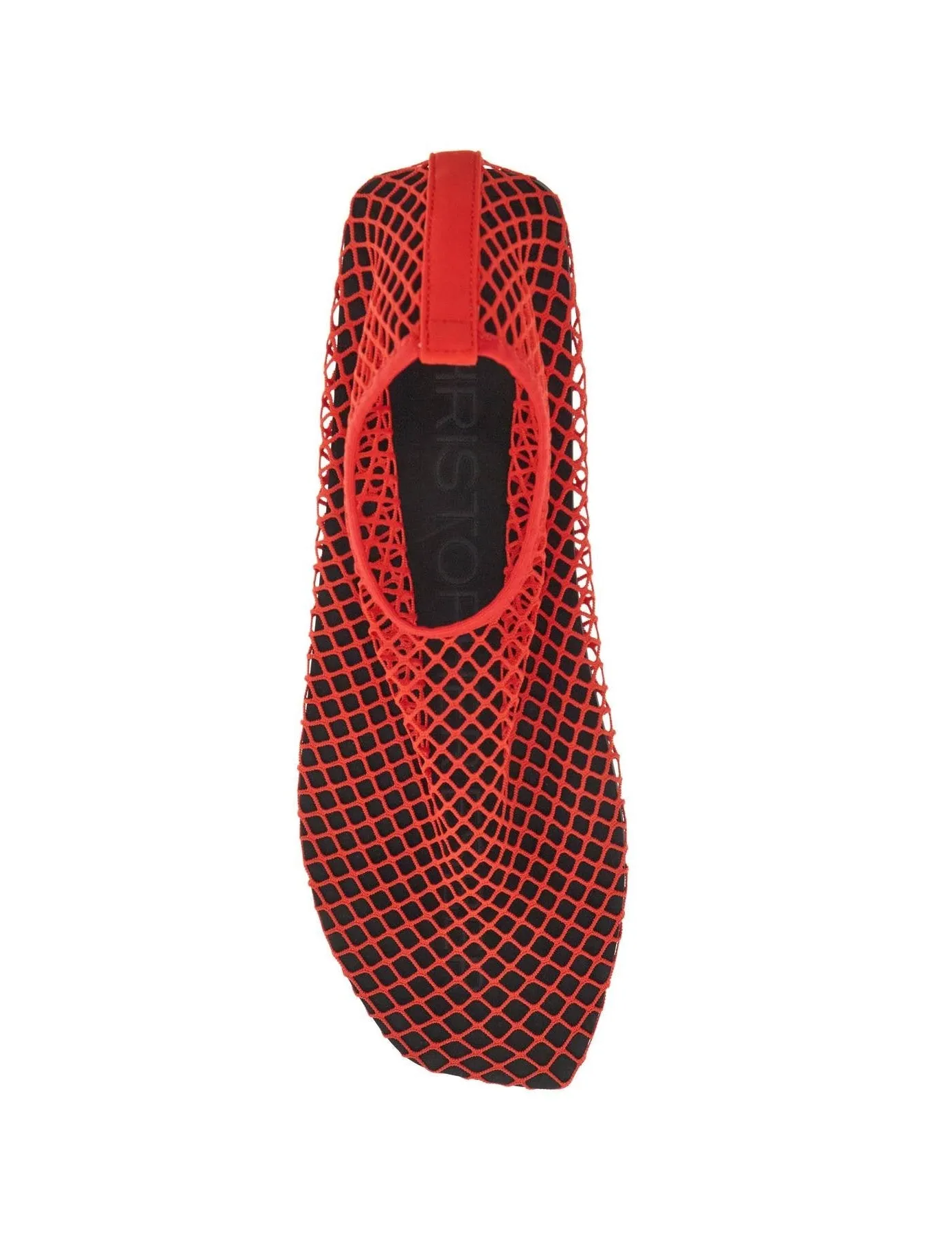 Ballet Flats with Mesh Design