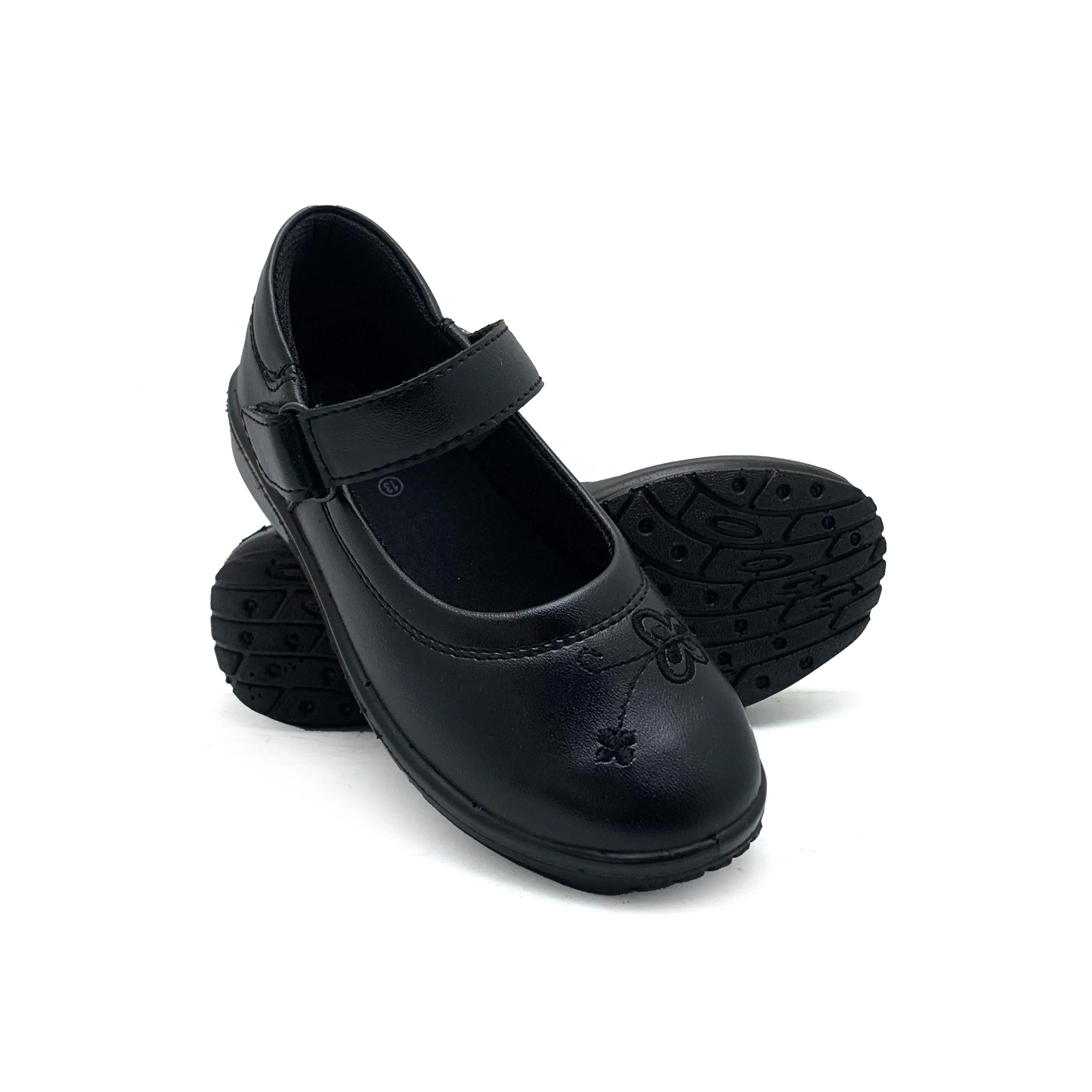 Black Casual School Shoes