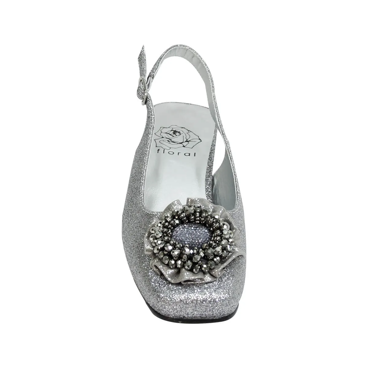 FLORAL Dara Women's Wide Width Square-Toe Slingback Shoes