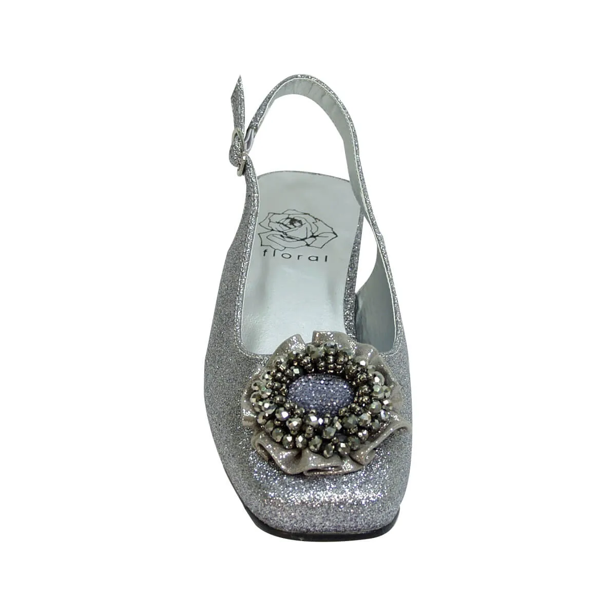 FLORAL Dara Women's Wide Width Square-Toe Slingback Shoes