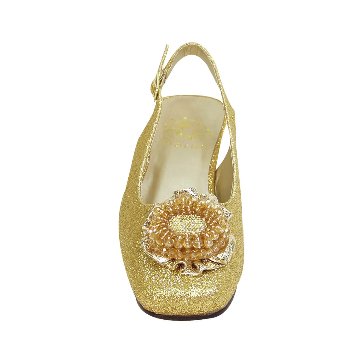 FLORAL Dara Women's Wide Width Square-Toe Slingback Shoes