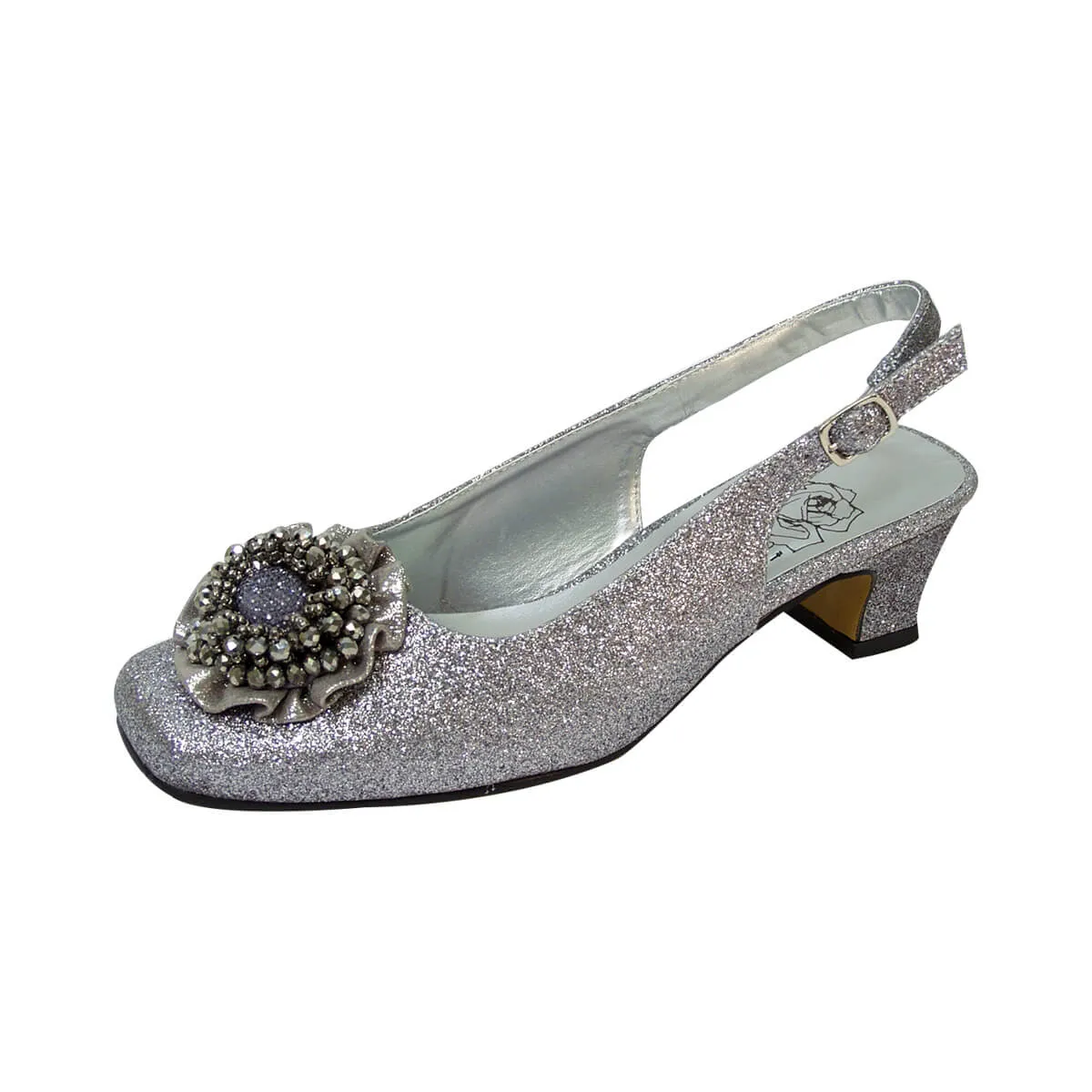 FLORAL Dara Women's Wide Width Square-Toe Slingback Shoes