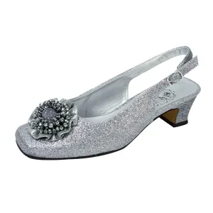 FLORAL Dara Women's Wide Width Square-Toe Slingback Shoes