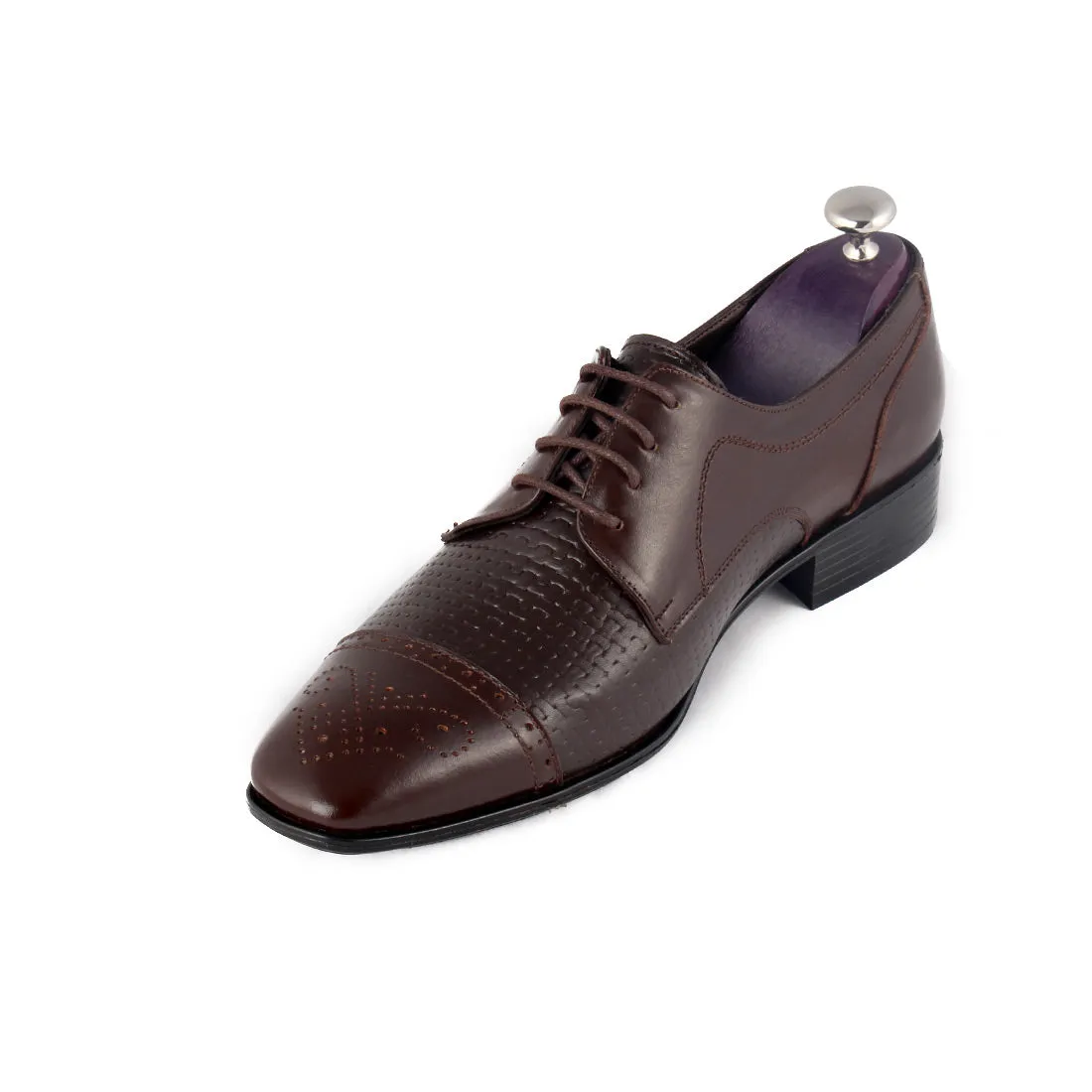 Formal shoes / 100% genuine leather -Brown -8184