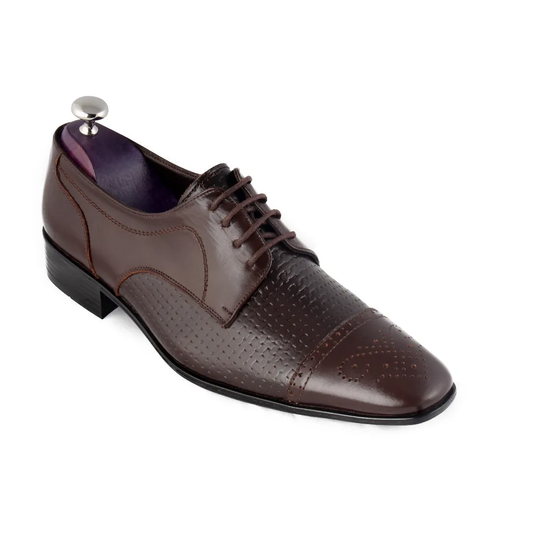 Formal shoes / 100% genuine leather -Brown -8184