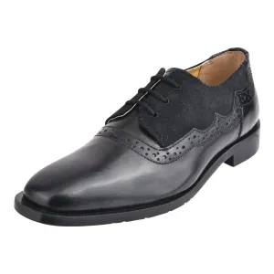 Leather Suede Kids Oxford Dress Shoes