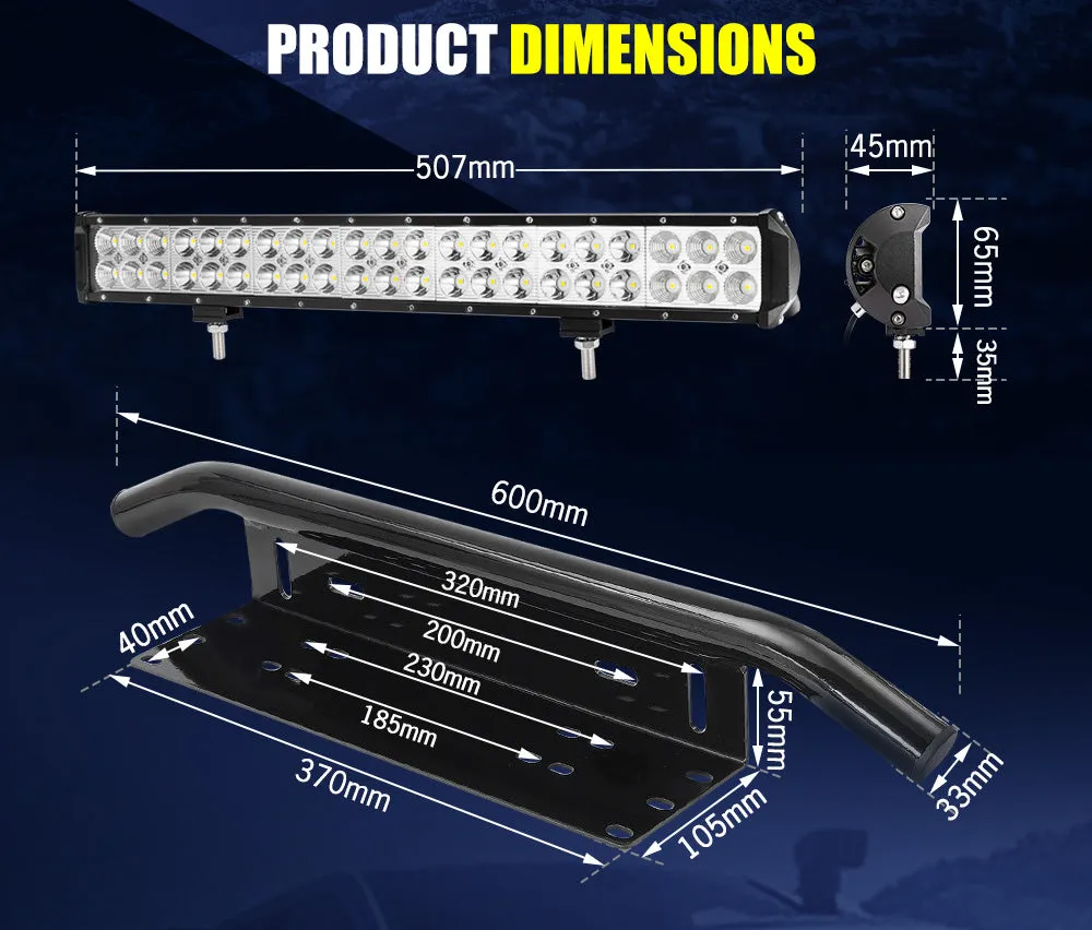 Lightfox 20inch Led Light Bar 1 Lux @ 400M IP68 6,990 Lumens
