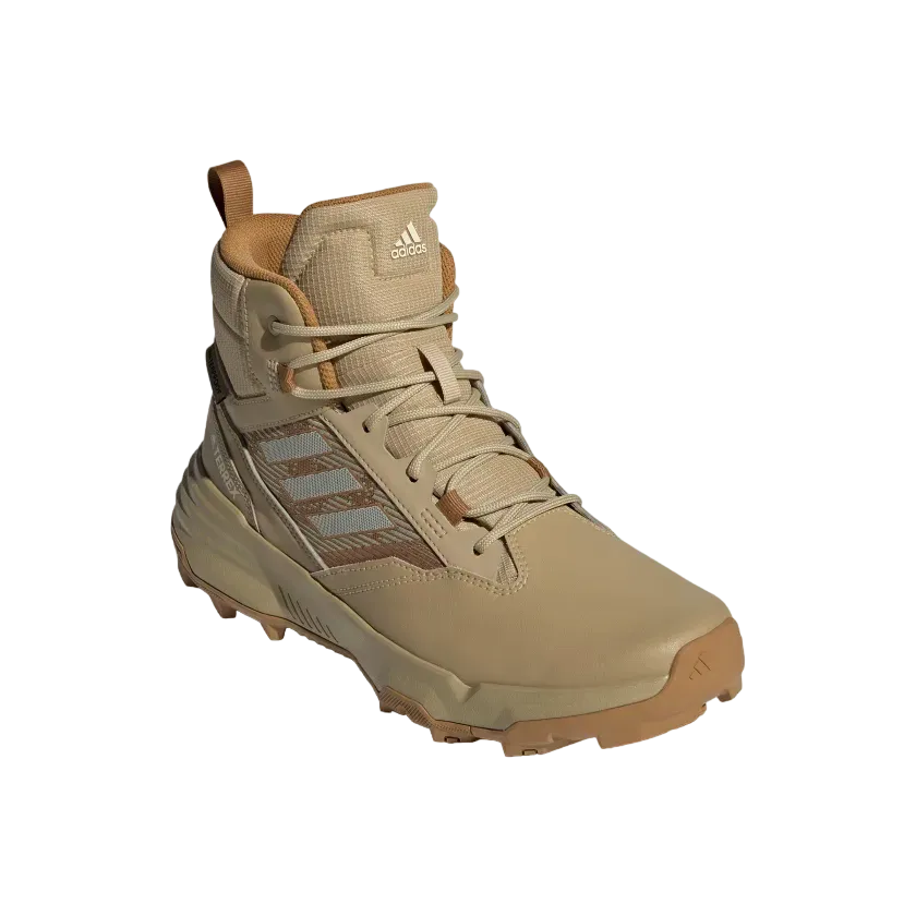 Men's Adidas Terrex Unity Leather Mid Rain Hiking Boots - "Beige Tone"