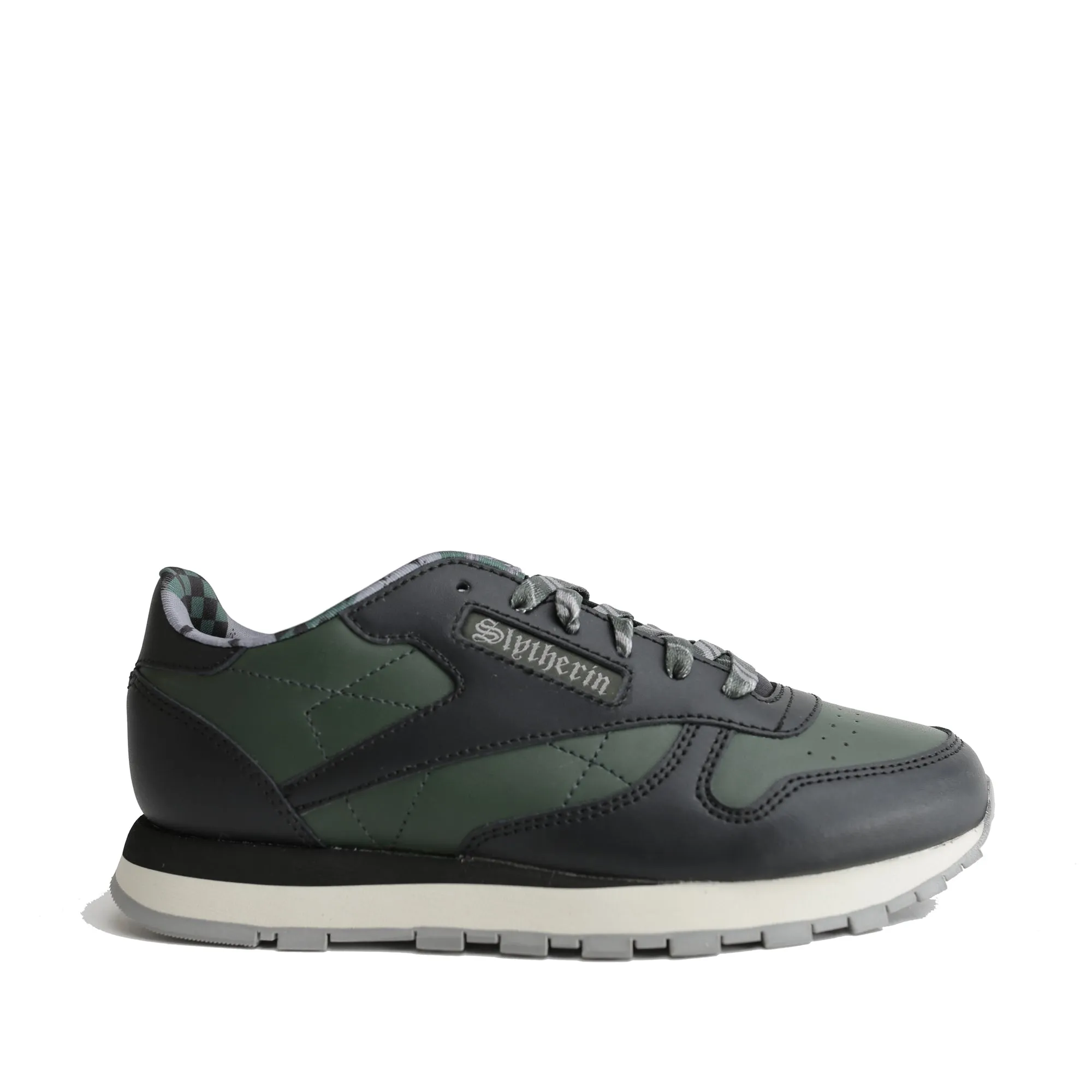 Preschool Reebok Harry Potter Slytherin Classic Leather Shoes - Black/Green
