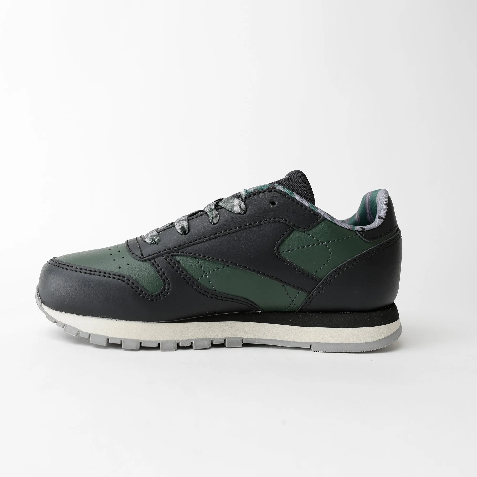 Preschool Reebok Harry Potter Slytherin Classic Leather Shoes - Black/Green