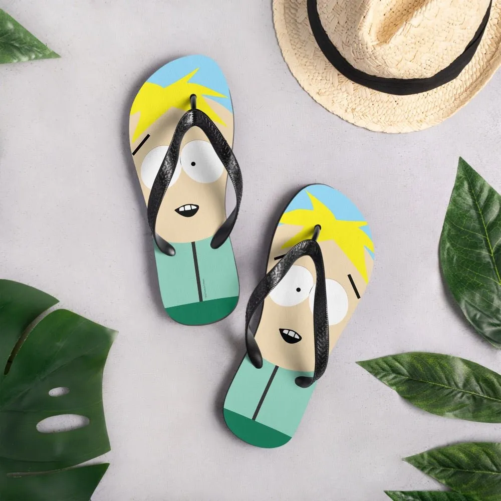 South Park Butters Big Face Flip Flops