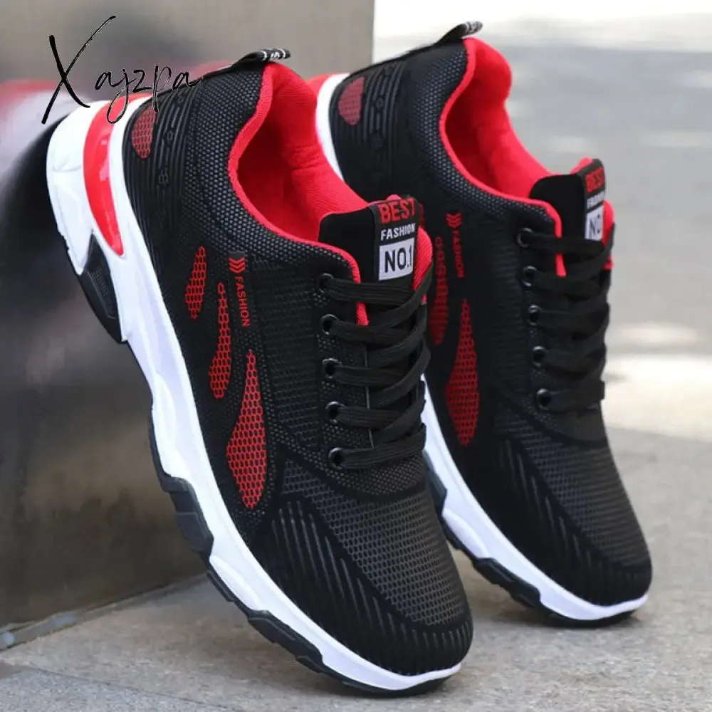 Xajzpa - Casual Sneakers Cushioning Outdoor Running Shoes for Men Non-slip Sport Male Shoes Professional Athletic Training  Men Air Shoes